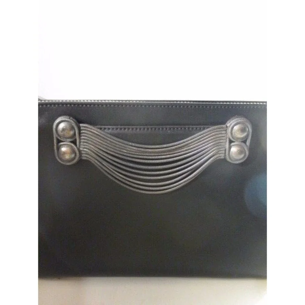 Dannijo Womne's Viper Soma Metallic Chain Leather Clutch Bag NWOT 695